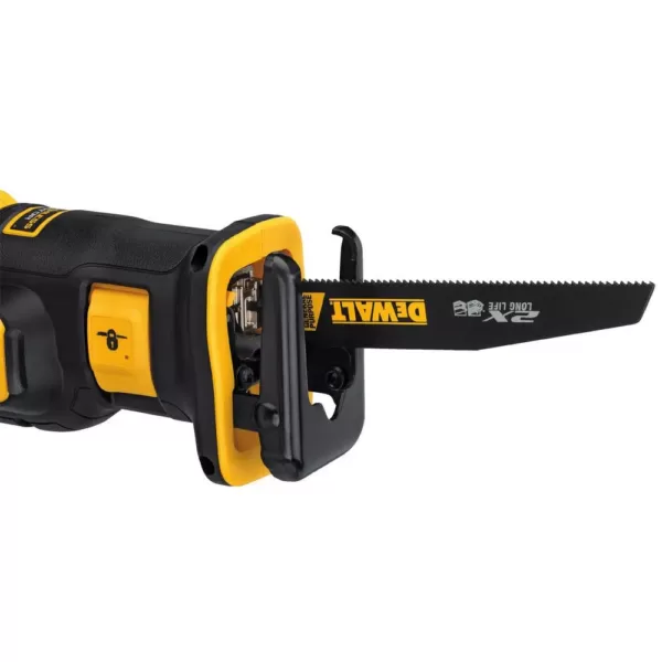 DEWALT 20-Volt MAX XR Cordless Brushless Compact Reciprocating Saw with (1) 20-Volt Battery 5.0Ah & Charger