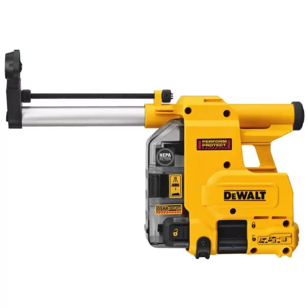 DEWALT 8.5 Amp 1-1/8 in. Corded SDS Plus Rotary Hammer Kit with Onboard Dust Extractor