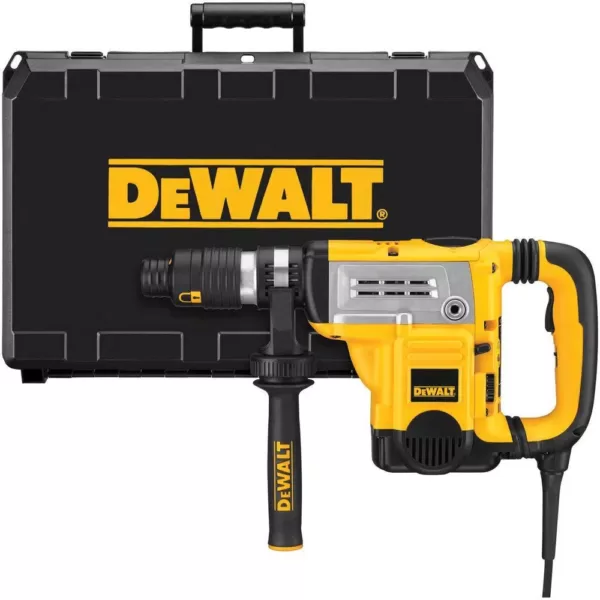 DEWALT 13.5 Amp 1-3/4 in. Corded Spline Combination Concrete/Masonry Rotary Hammer with SHOCKS, 2 Stage Clutch and Case