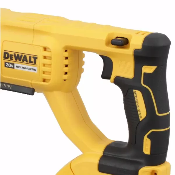 DEWALT 20-Volt MAX Cordless Brushless 1 in. SDS Plus D-Handle Concrete & Masonry Rotary Hammer & (2) 20-Volt 4.0Ah Batteries