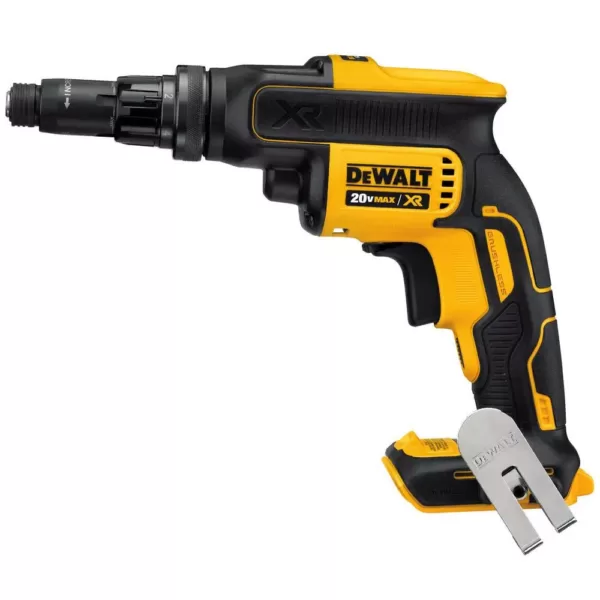 DEWALT 20-Volt MAX XR Cordless Brushless Drywall Screw Gun with Versa-Clutch Adjustable Torque with (1) 20-Volt 4.0Ah Battery