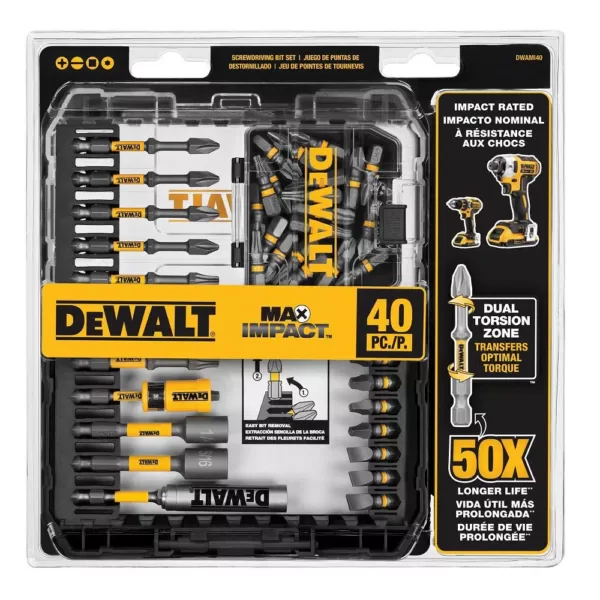 DEWALT MAX IMPACT  Screwdriving Set (40-Piece)