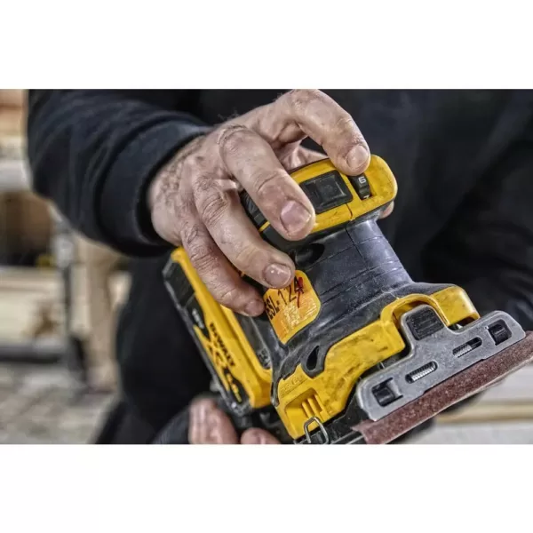 DEWALT 20-Volt MAX XR Cordless Brushless 1/4 Sheet Variable Speed Sander (Tool-Only)