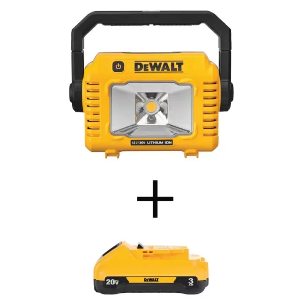 DEWALT 20-Volt MAX Compact Task Light with (1) 20-Volt 3.0Ah Battery