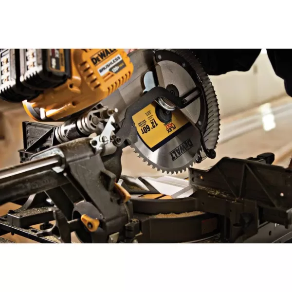 DEWALT FLEXVOLT 12 in. 60-Teeth Carbide-Tipped Miter Saw Blade