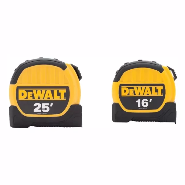 DEWALT 25 ft. and 16 ft. Tape Measure Combo