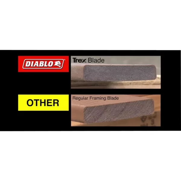 DIABLO 10 in. x 72-Tooth Trex/Composite Material Cutting Saw Blade