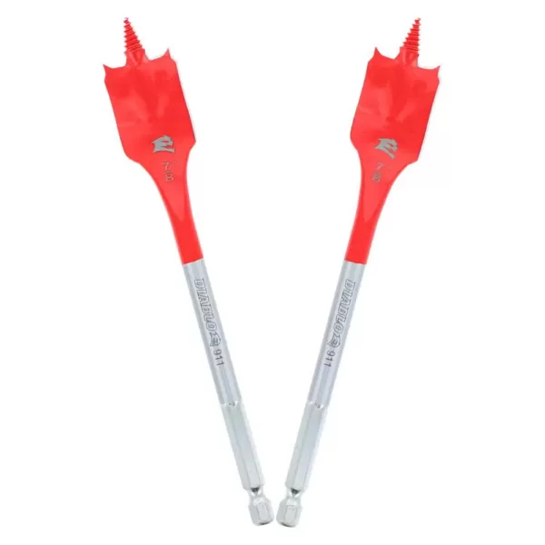 DIABLO 7/8 in. x 6 in. SPEEDemon Spade Bit (2-Pack)