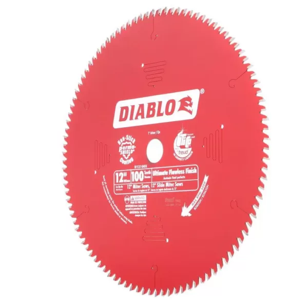 DIABLO 12 in. x 100-Tooth Ultimate Polished Finish Saw Blade (15-Pack)