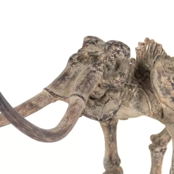 Zentique Polyreson Cast Distressed Brown/Grey Mammoth Skeleton