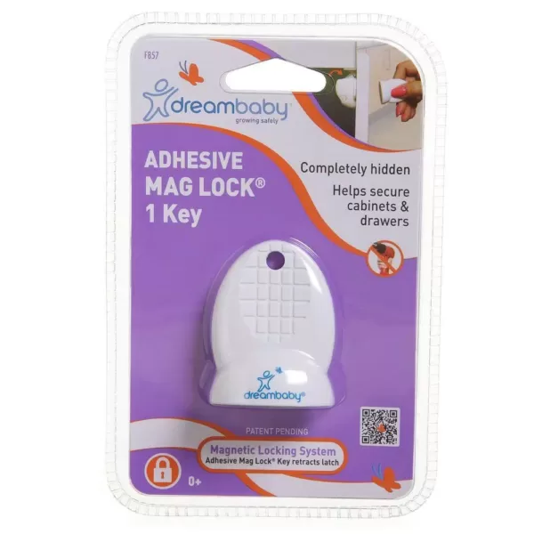 Dreambaby White Adhesive Magnetic Locking System Key