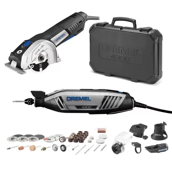 Dremel 4300 Series 1.8 Amp Variable Speed Corded Rotary Tool Kit + Ultra-Saw 7.5 Amp Variable Speed Corded Tool Kit