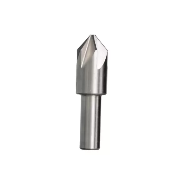 Drill America 1/2 in. 120-Degree High Speed Steel Countersink Bit with 6 Flutes