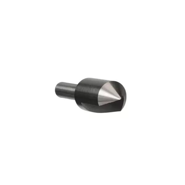 Drill America 1-1/2 in. 100-Degree High Speed Steel Countersink Bit with Single Flute