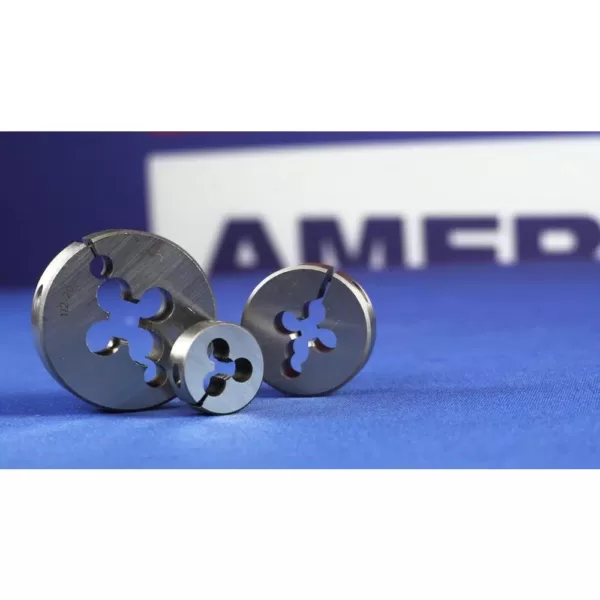 Drill America 3/8 in.-16 x 1 in. Outside Diameter High Speed Steel Left Hand Round Threading Die