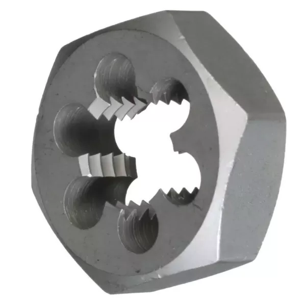 Drill America 1-1/2 in. - 12 in. Carbon Steel Hex Rethreading Die