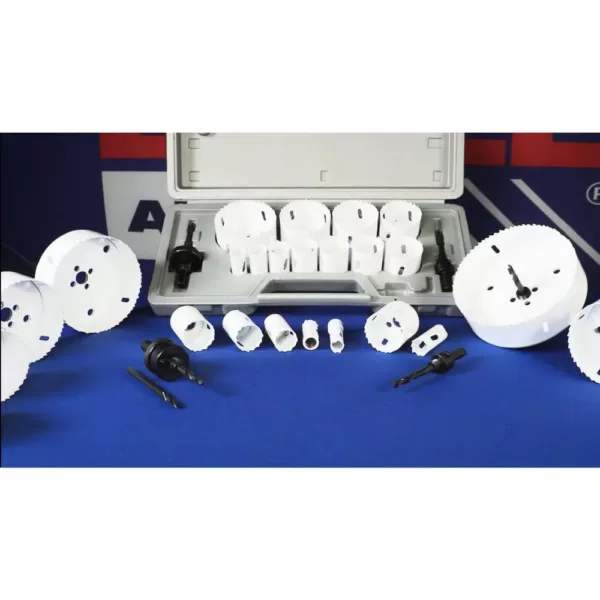 Drill America Plumber's Bi-Metal Hole Saw Set (9-Piece)