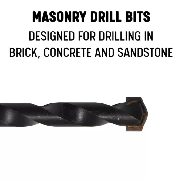 Drill America 7/16 in. x 4 in. Carbide-Tipped Masonry Drill Bit