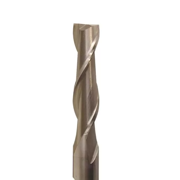 Drill America 3/8 in. x 3/8 in. Shank High Speed Steel Long End Mill Specialty Bit with 2-Flute