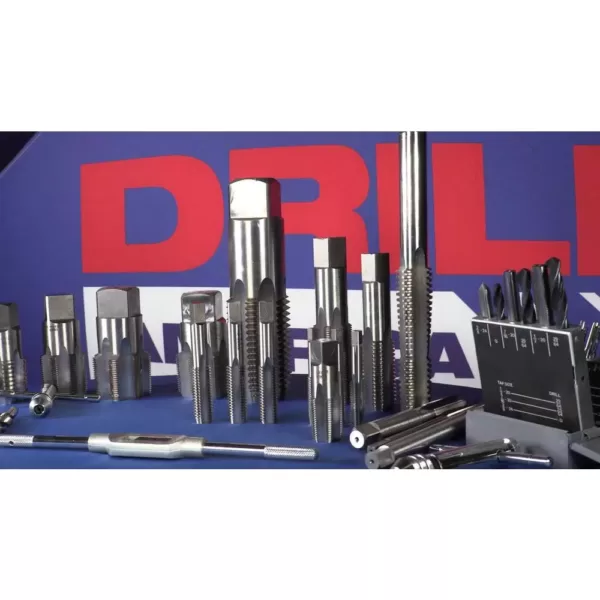 Drill America 5/16 in. - 18 High Speed Steel Tap Set