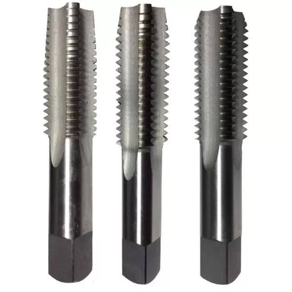 Drill America m10 x 1.25 Carbon Steel Tap Set (3-Piece)