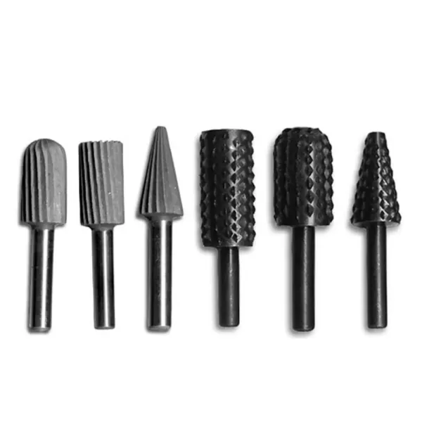 eazypower 6-Pieces 1/4 in. Hex Rotary File and Rasp Asst