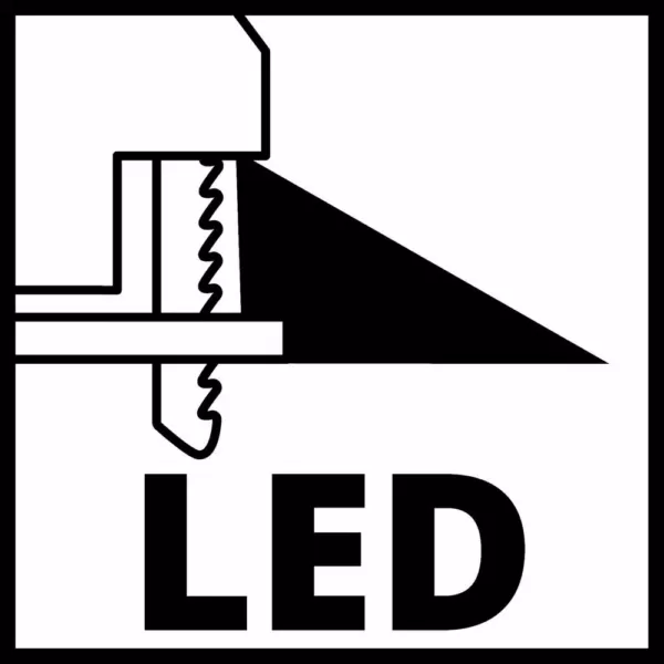 Einhell PXC 18-Volt Cordless 2400-SPM Jig Saw, 1 in. Stroke Length, 47° Max Bevel Angle, w/ LED (Tool Only)