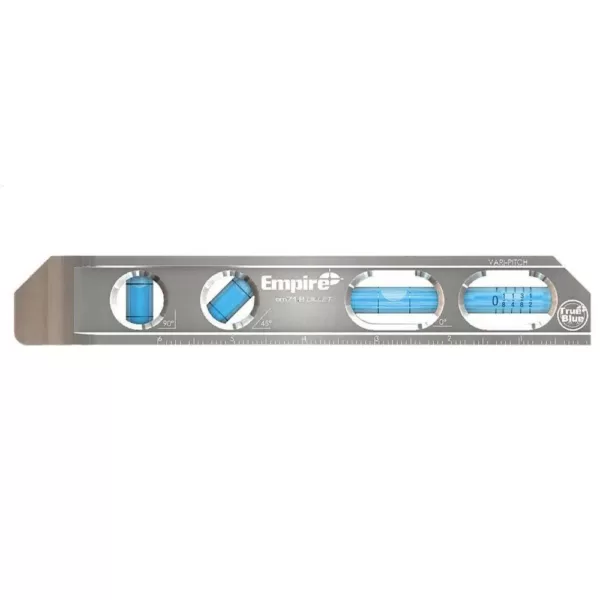 Empire 48 in. Digital Box Level with Case and 8 in. Magnetic Torpedo Level and Rafter Square in True Blue