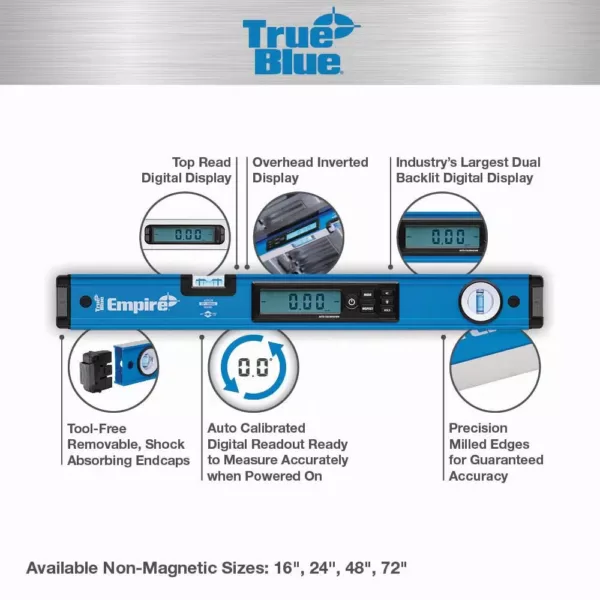 Empire 48 in. True Blue Digital Box Level