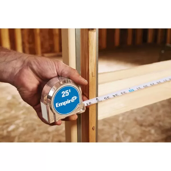 Empire 25 ft. Chrome Tape Measure