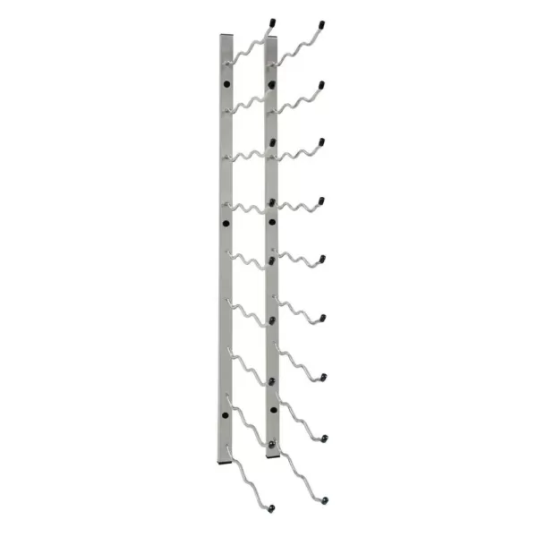 Epicureanist 27-Bottle Metal Wine Rack in Nickel