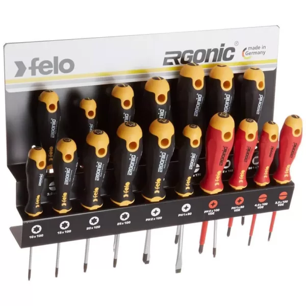 Felo Ergonic Screwdriver Set (17-Piece)