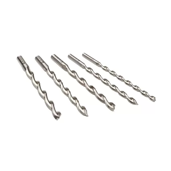 Fisch High Speed Steel 7 mm, 10 mm,25/64 in., 27/64 in. Pen Makers Drill Bit Set (5-Piece)