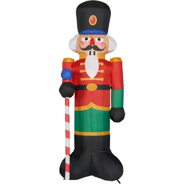 Fraser Hill Farm 10 ft. Nutcracker Christmas Inflatable with Lights