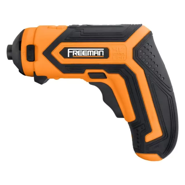 Freeman 3.6-Volt Lithium-Ion Cordless 1/4 in. Rechargeable Electric Mini Screwdriver Kit w/Charger, Attachments, Hex Bits & Case