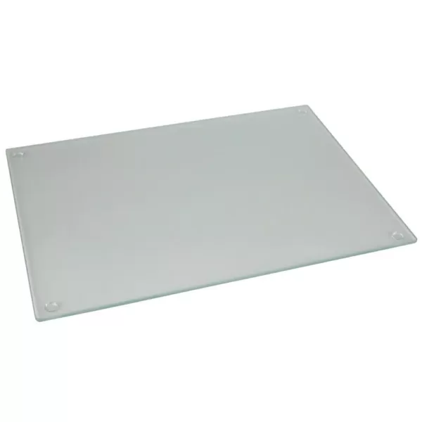 Home Basics Frosted Glass Cutting Board