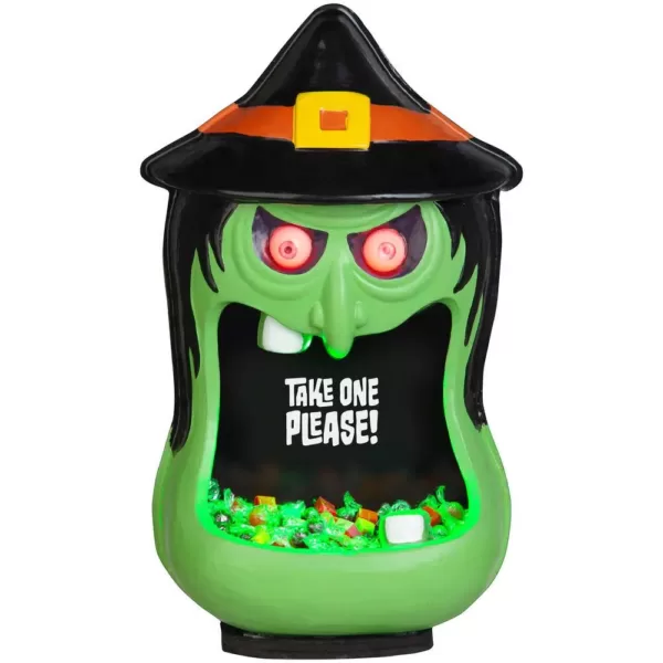 Gemmy Door Accessory-Candy Bowl-Whimsy Witch