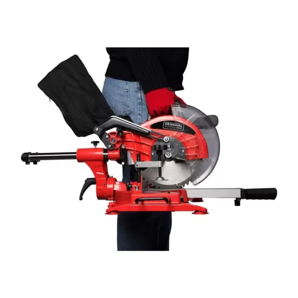 General International 15 Amp 10 in. Sliding Miter Saw with Bonus Heavy-Duty Miter Saw Stand