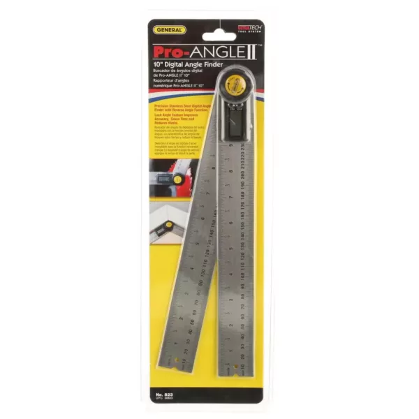 General Tools 10 in. Digital Angle Ruler