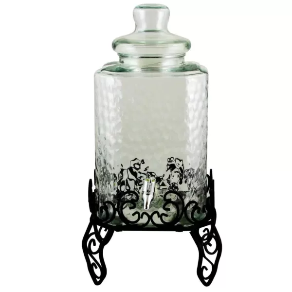 Gibson Home Moreauville 9 Qt. Beverage Dispenser with Wire Rack