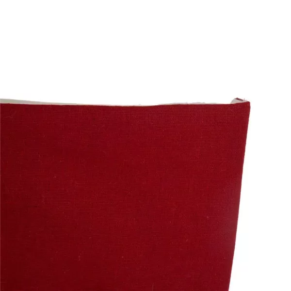 Glitzhome 21 in. H Fabric Cardinal Stocking