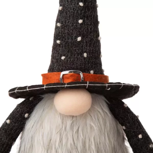 Glitzhome 20 in. H Halloween Fabric Gnome Sitter Decor