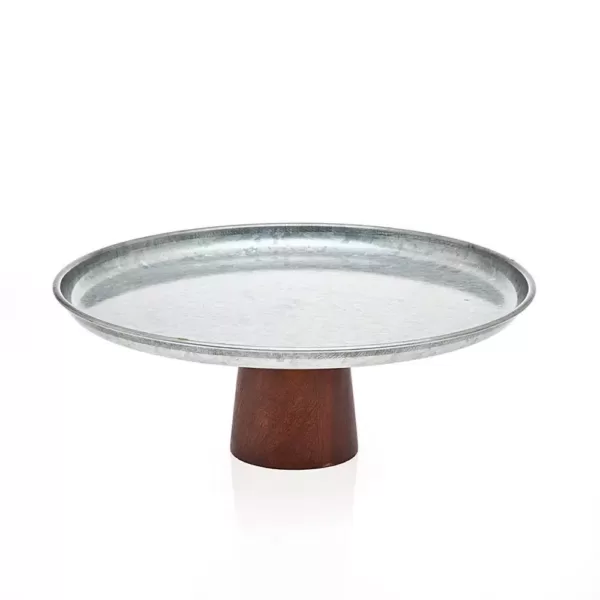 Godinger Cake Plate Wood Base