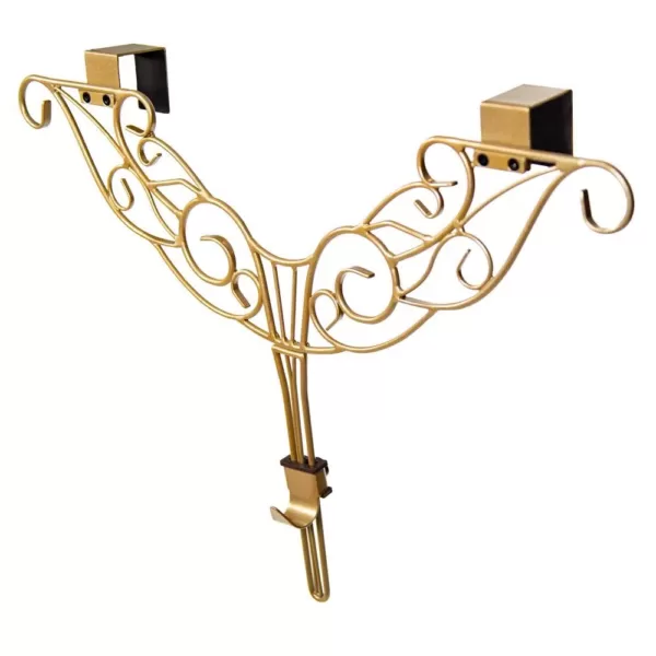 Village Lighting Company 19 in. Gold Antler Adjustable Wreath Hanger