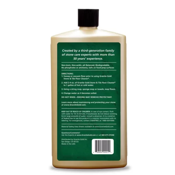 Granite Gold 32 oz. Stone and Tile Floor Concentrate Cleaner