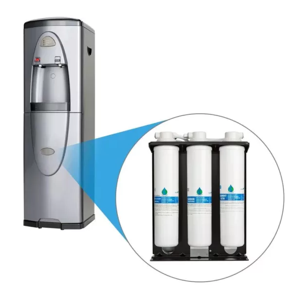 Global Water Bluline G3 Series Ultra Filtration Hot and Cold Bottleless Water Cooler with Nano Filter