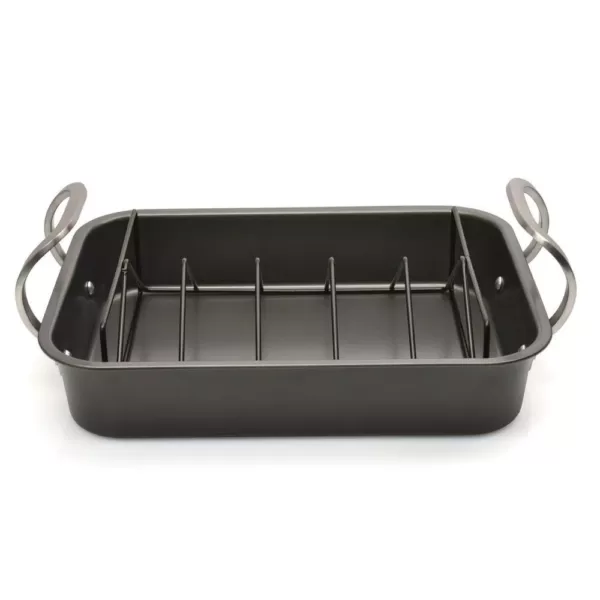 BergHOFF EarthChef 13 in. Carbon Steel Non-Stick Roaster with Rack