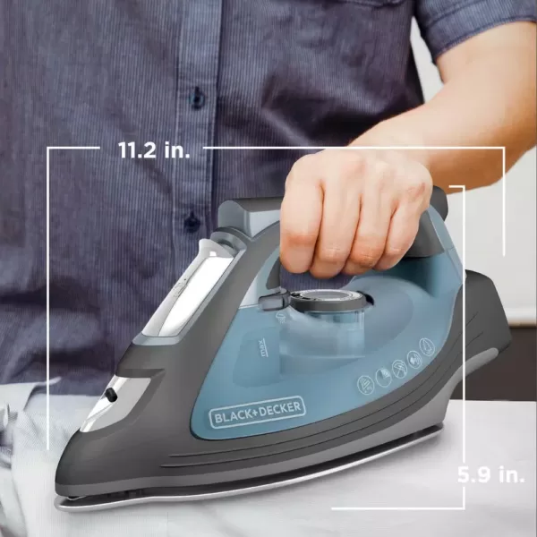 BLACK+DECKER Advanced Steam Iron with Maximum Durability and Pivoting Cord