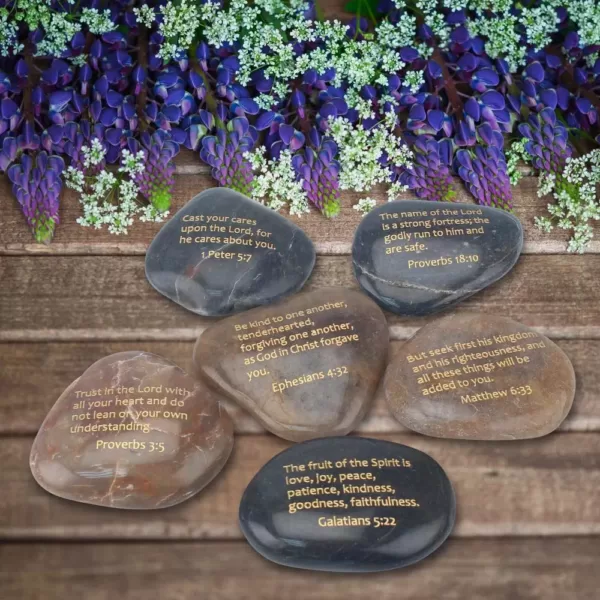 Stonebriar Collection Set of 6 Scripture Rocks