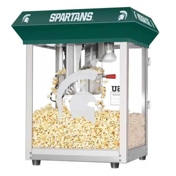 Great Northern Michigan State University Spartans 8 oz. Popcorn Machine